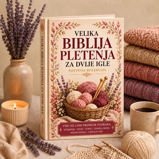 🇭🇷 Velika biblija pletenja s dvije igle