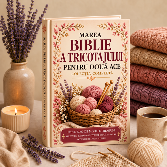 🇷🇴 Marea Biblie a Tricotatului cu Două Ace