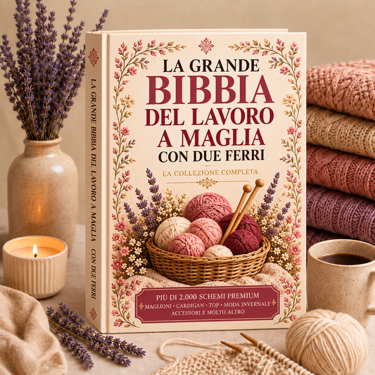 🇮🇹 La Grande Bibbia del Lavoro a Maglia con Due Ferri