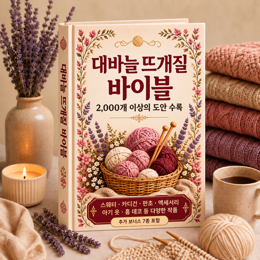 🇰🇷 대바늘 뜨개질 대백과성경